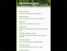 Tablet Screenshot of pavucina.com