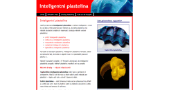 Desktop Screenshot of inteligentni-plastelina.pavucina.com